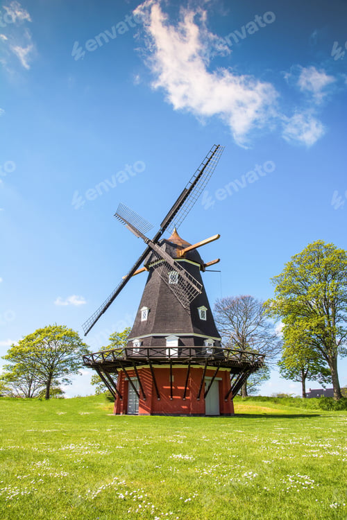 Preview: windmill in Kastellet fortress, Copenhagen