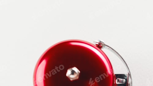 Preview: Red fire emergency bell in industry
