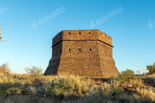 Preview: Blockhouse on hill guarded Prieska during Second Boer War