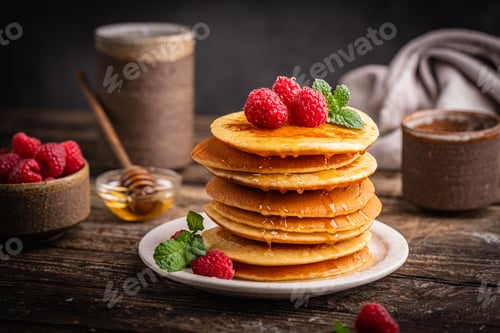 Preview: Homemade classic american pancakes