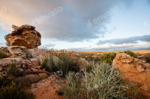 Preview: Landscape with rock formations