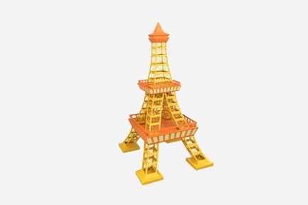 Preview: Eiffel Tower 3D Illustration