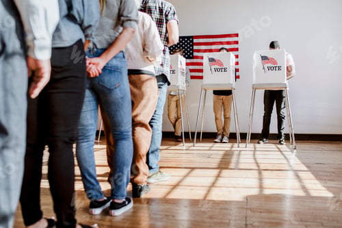 Preview: American at a polling booth