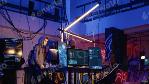 Preview: Man welcomes new member in hacking group