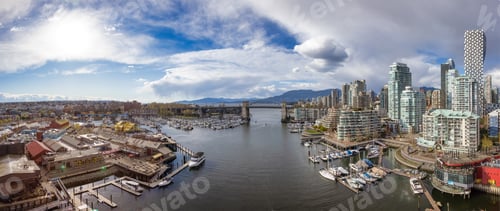 Preview: Modern Cityscape on the West Coast Pacific Ocean.