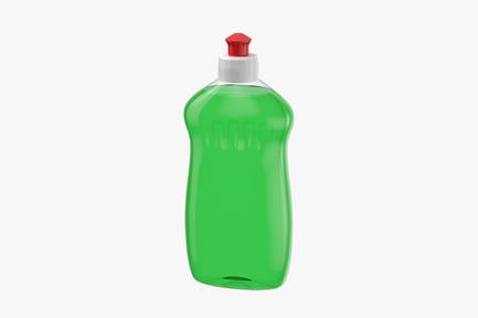 Preview: Liquid Dish Soap Bottle - Green