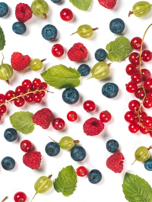 Preview: Various fresh summer berries pattern