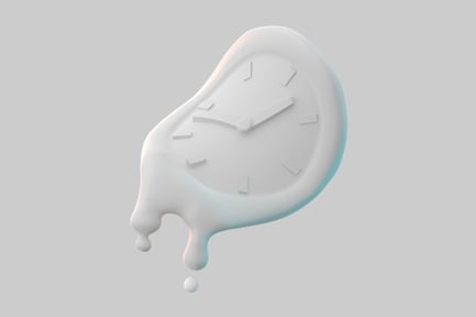 Preview: Melting surreal clock