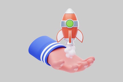 Preview: Rocket launching from hand