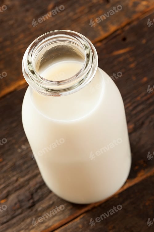 Preview: Refreshing White Cold Organic Milk