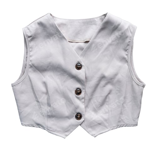 Preview: Women's waistcoat or vest isolated on white background. clipping path