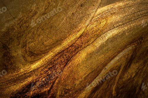 Preview: Dark gold paint textured background