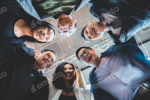 Preview: business meeting successful, celebrating success at company.