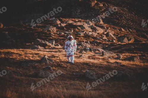 Preview: Astronaut exploring a new planet.