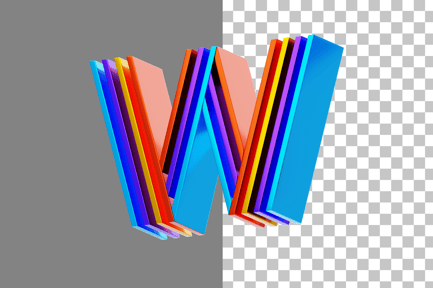 Preview: Parallel Lines W 3D Icon