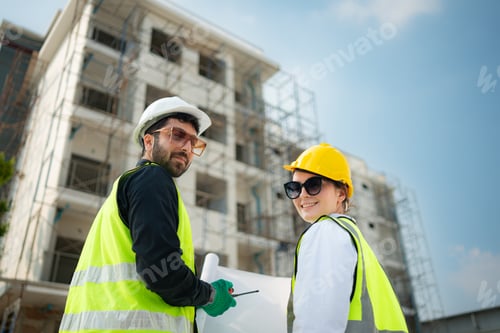 Preview: Portrait of architect and engineer with experience in multi-story building construction