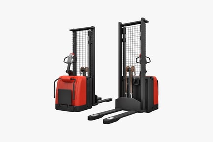 Preview: Two forklifts with auxiliary equipment