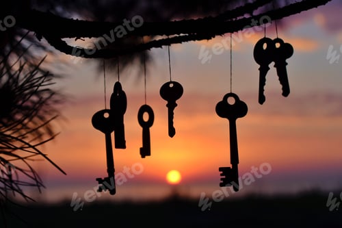 Preview: Silhouette keys