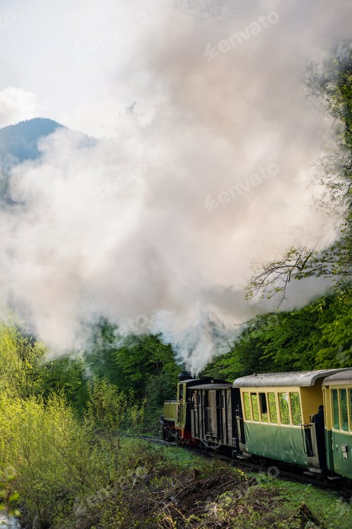 Preview: Moving steam train Mocanita in Romania