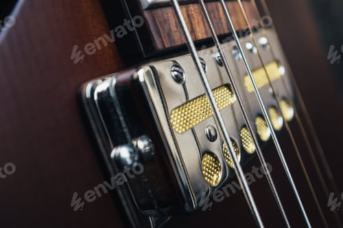 Preview: Guitar pickups closeup
