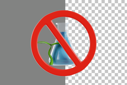 Preview: GMO Free 3D Icon