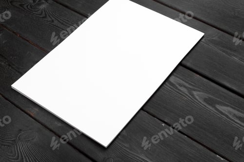 Preview: Letterhead and Identity design mockup close up