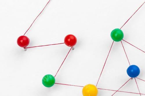 Preview: pins connected creating a network