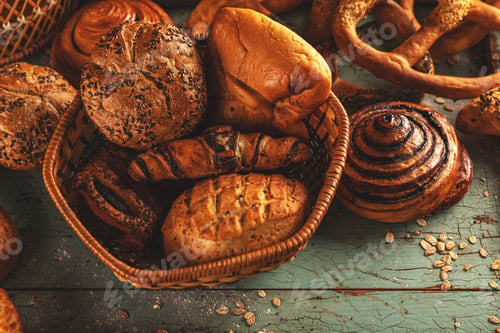 Preview: Fresh sweet and salty bakery assortment