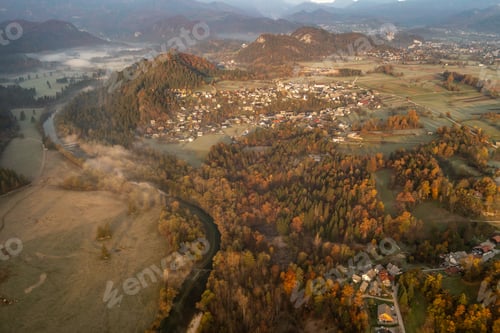 Preview: Autumn by the river