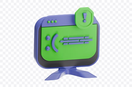 Vorschau: Bildschirm-Fehlermeldung