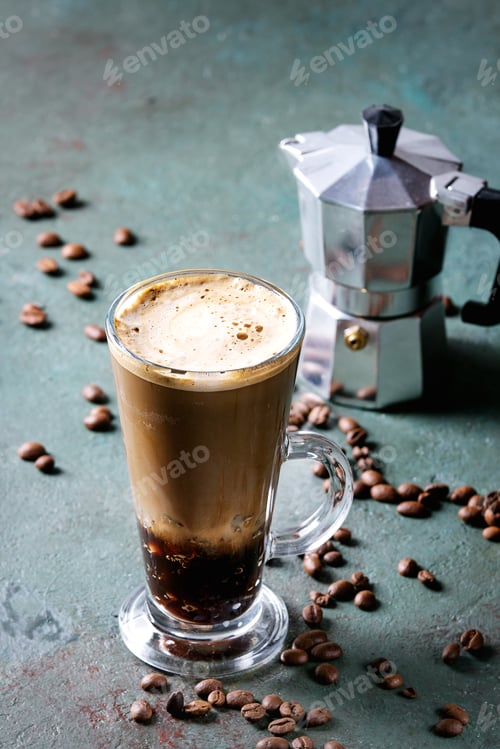 Preview: Coffee espresso with sparkling water