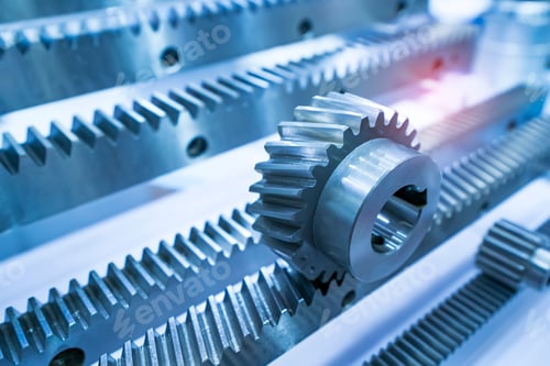 Preview: Industrial Metal Gears In A Close-Up