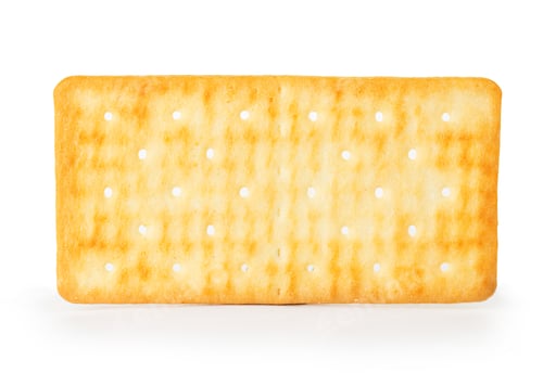Preview: Cracker isolated on a white background.