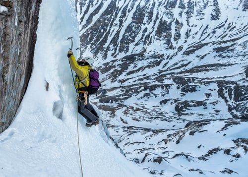 Aperçu: United Kingdom, Scotland, Ben Nevis, ice climbing