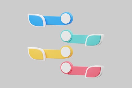 Preview: Stylish business infographic elements