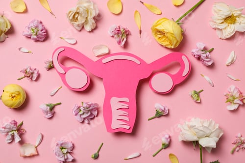 Preview: Women's health and women's healthcare concept with uterus