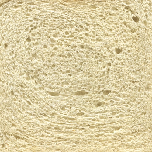 Preview: White bread slice macro texture background.