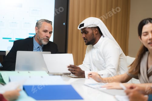 Preview: Business team partner meeting together to brainstorming for new ideas of business marketing project