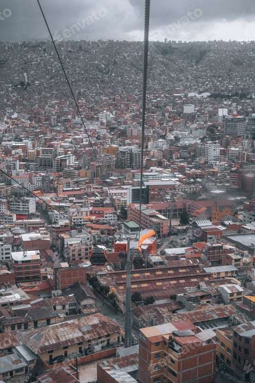 Preview: Amazing Panoramic View of Capital of Bolivia La Paz South America El Alto