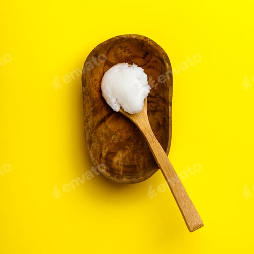 Preview: Spoon with coconut oil
