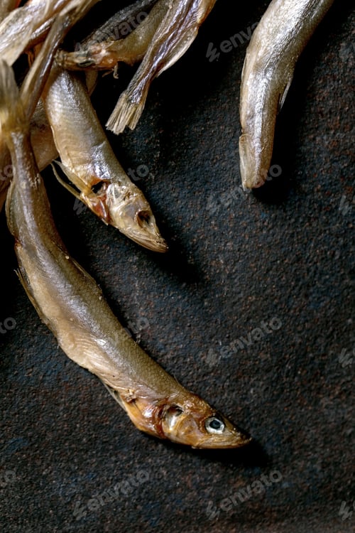Preview: sun-dried sea fish smelt hamsa anchovy