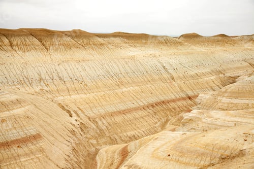 Preview: Unique geological feature known as tiger-striped mountains