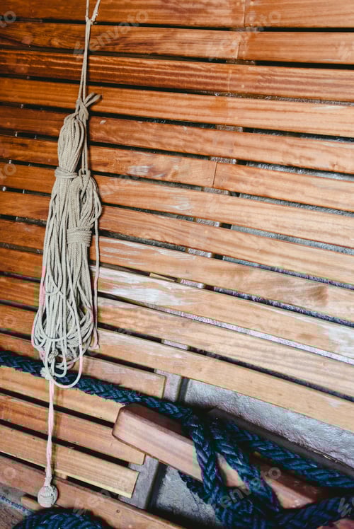 Preview: Wooden Decking and Ropes Texture