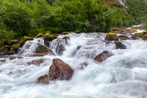 Preview: A River of Meltwater from a Glacier