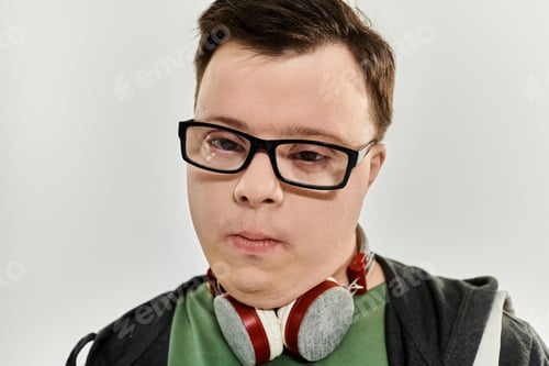 Preview: Man Enjoying Music at Home in a Comfortable Atmosphere