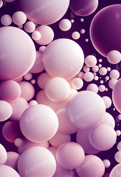 Preview: Beauty fashion background with floating white sphere for cosmetic product display
