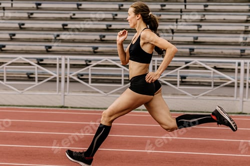 Preview: girl athlete running