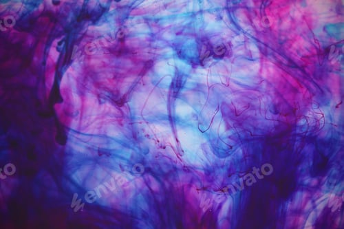 Preview: Ink Bright In Water As A Background Texture