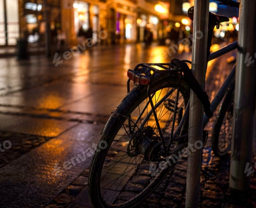 Preview: Bicycle On Evening Street