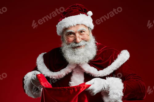 Preview: Santa Claus Holding Sack